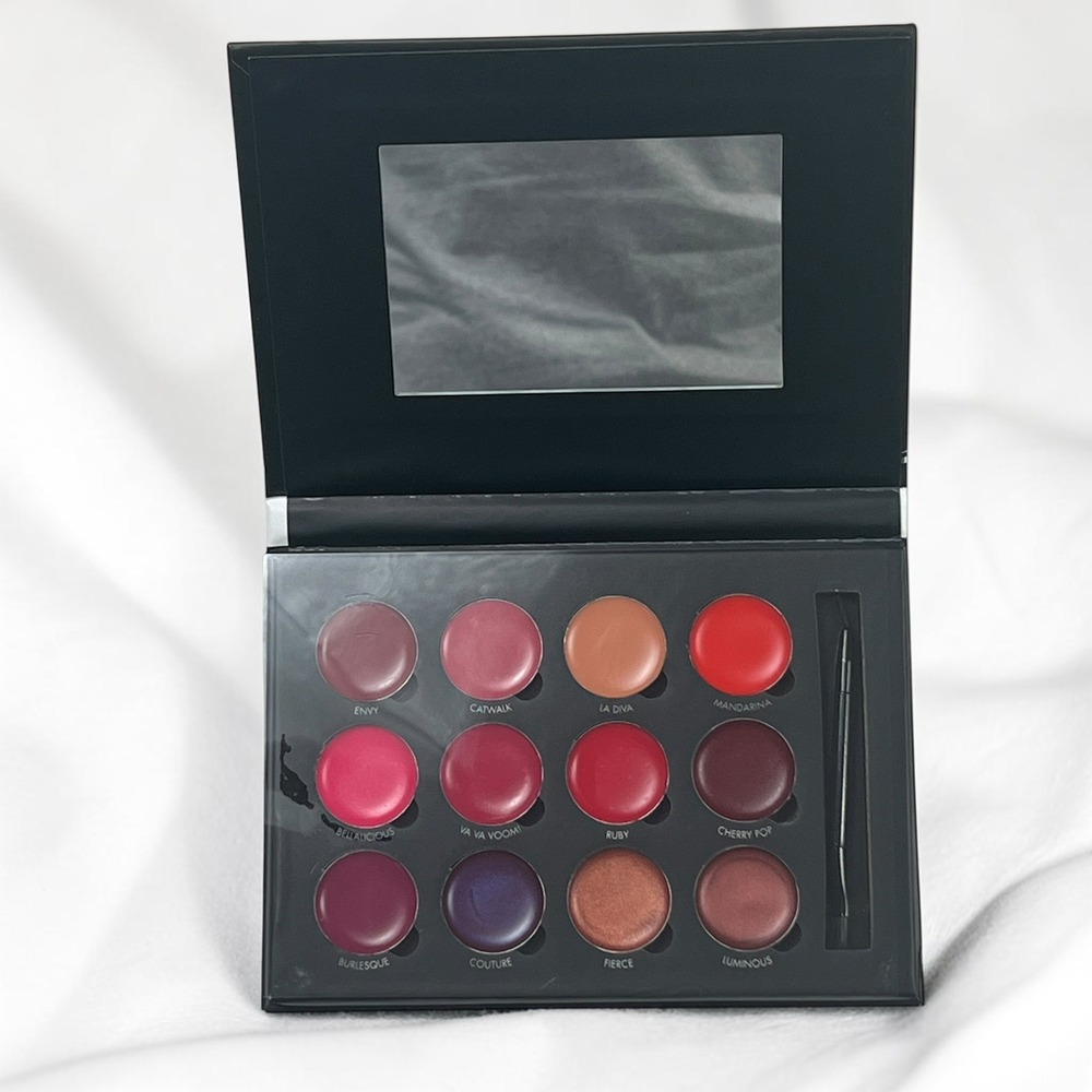 Bellapierre Cosmetics 12 Color Pro Lip Palette Mineral Lipstick Set New - Picture 4 of 7